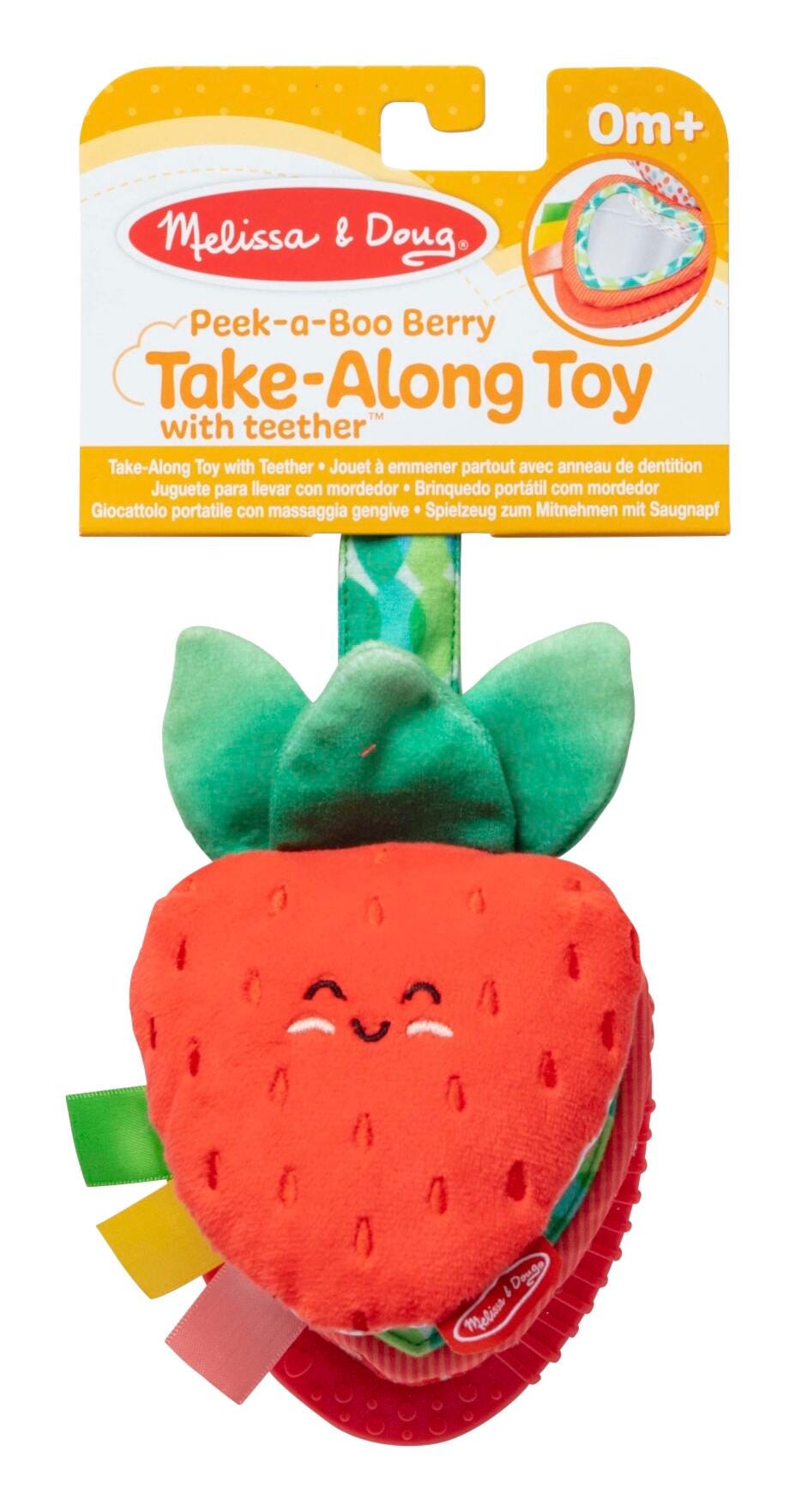 STRAWBERRY TAKE ALONG TEETHER