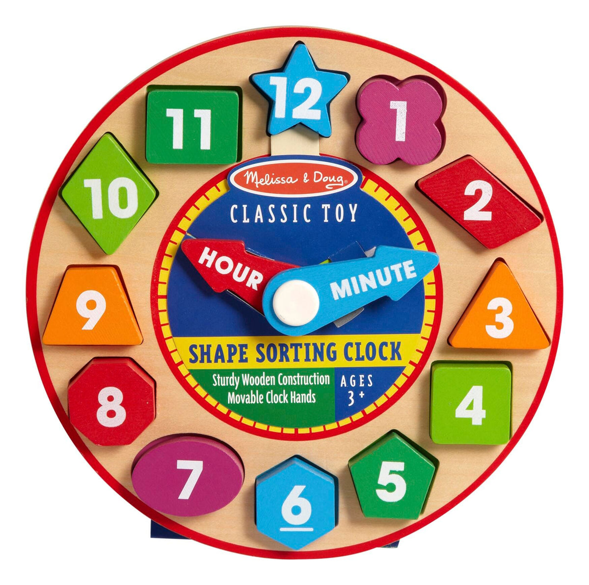 SHAPE SORTING CLOCK