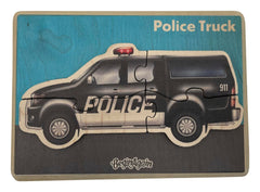 POLICE TRUCK PUZZLE