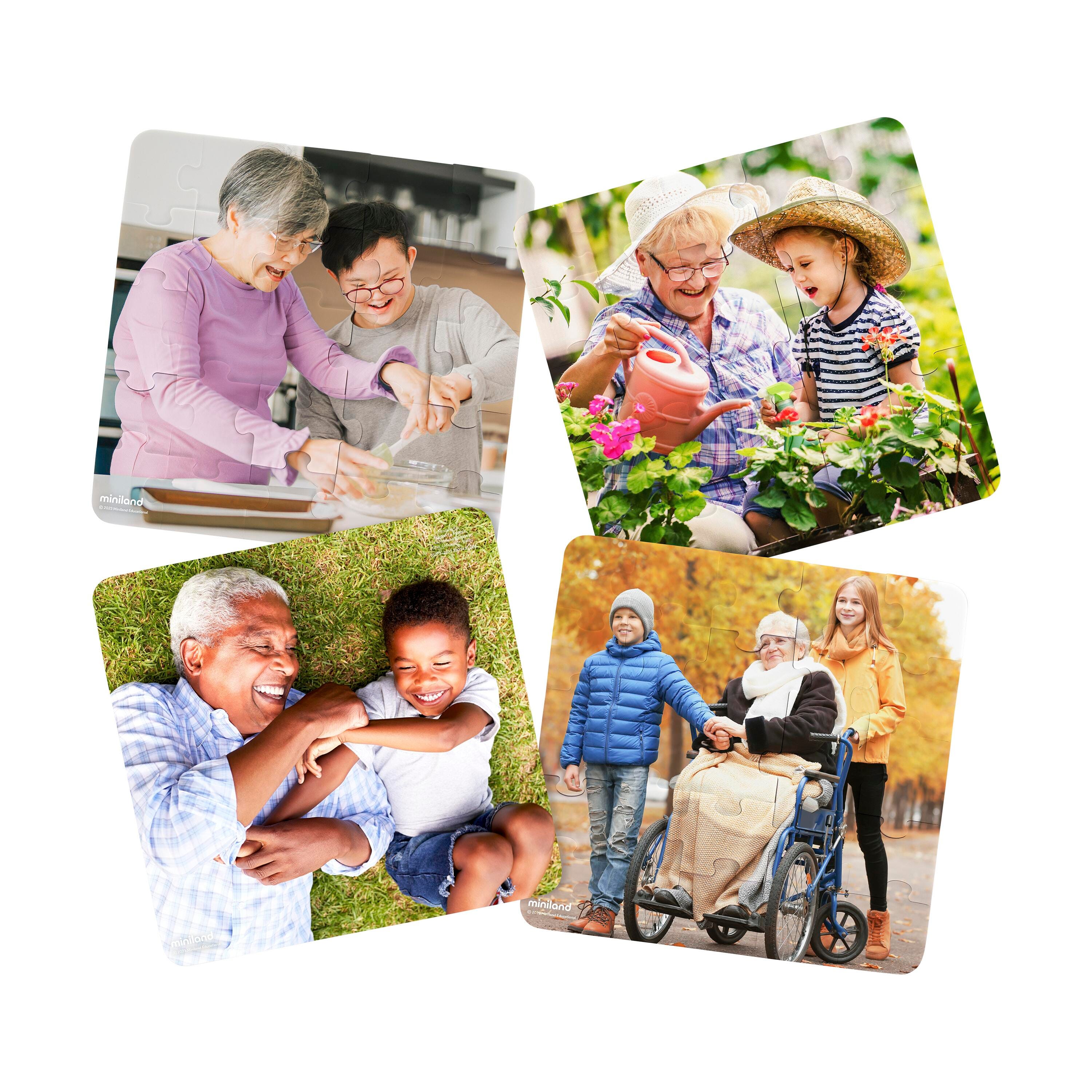 GRANDPARENTS PUZZLES - SET OF 4