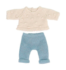 KNITTED SWEATER AND TROUSERS FOR 8-1/4 IN DOLL