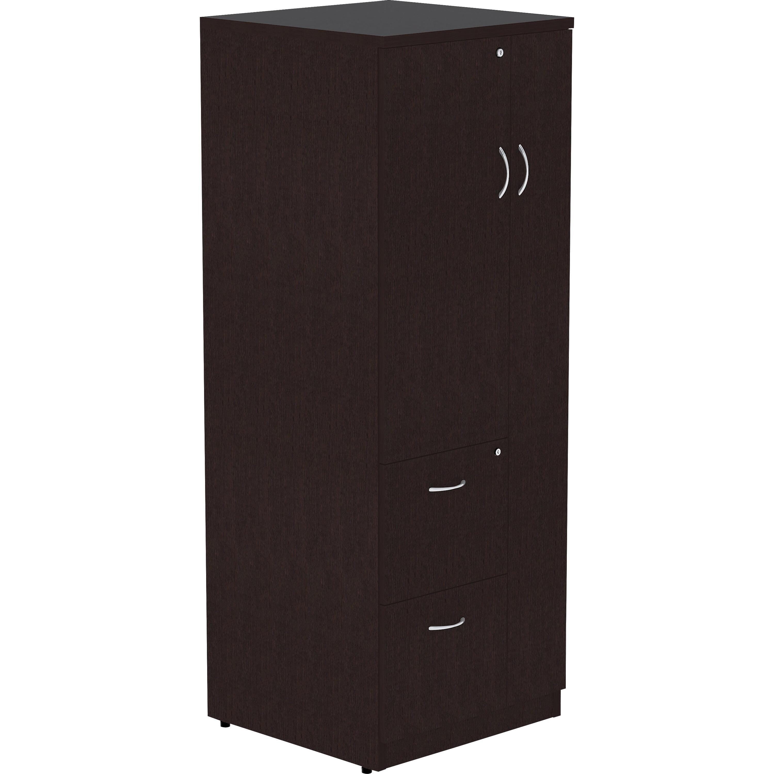STORAGE CABINET - CLASSROOM SELECT - TALL STORAGE CABINET - 23-2/3 W X 23-2/3 D X 65-2/3 H IN - ESPRESSO COLOR