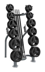 DELUXE CARDIO BARBELL SET W/ RACK
