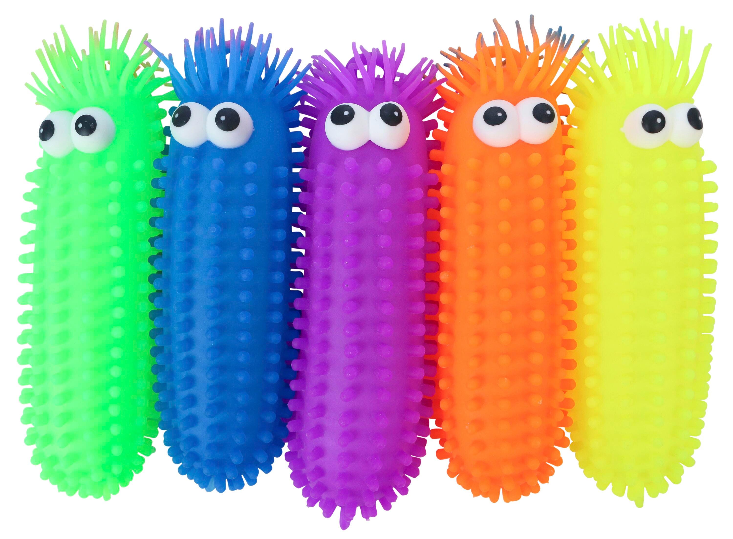 BRIGHT EYED KNOBBY PUFFER WORMS 10IN - SET OF 5