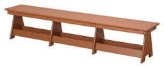 JONTI-CRAFT EVERPLAY - LARGE OUTDOOR BENCH - 60 W X 11 D X 12 H INCHES