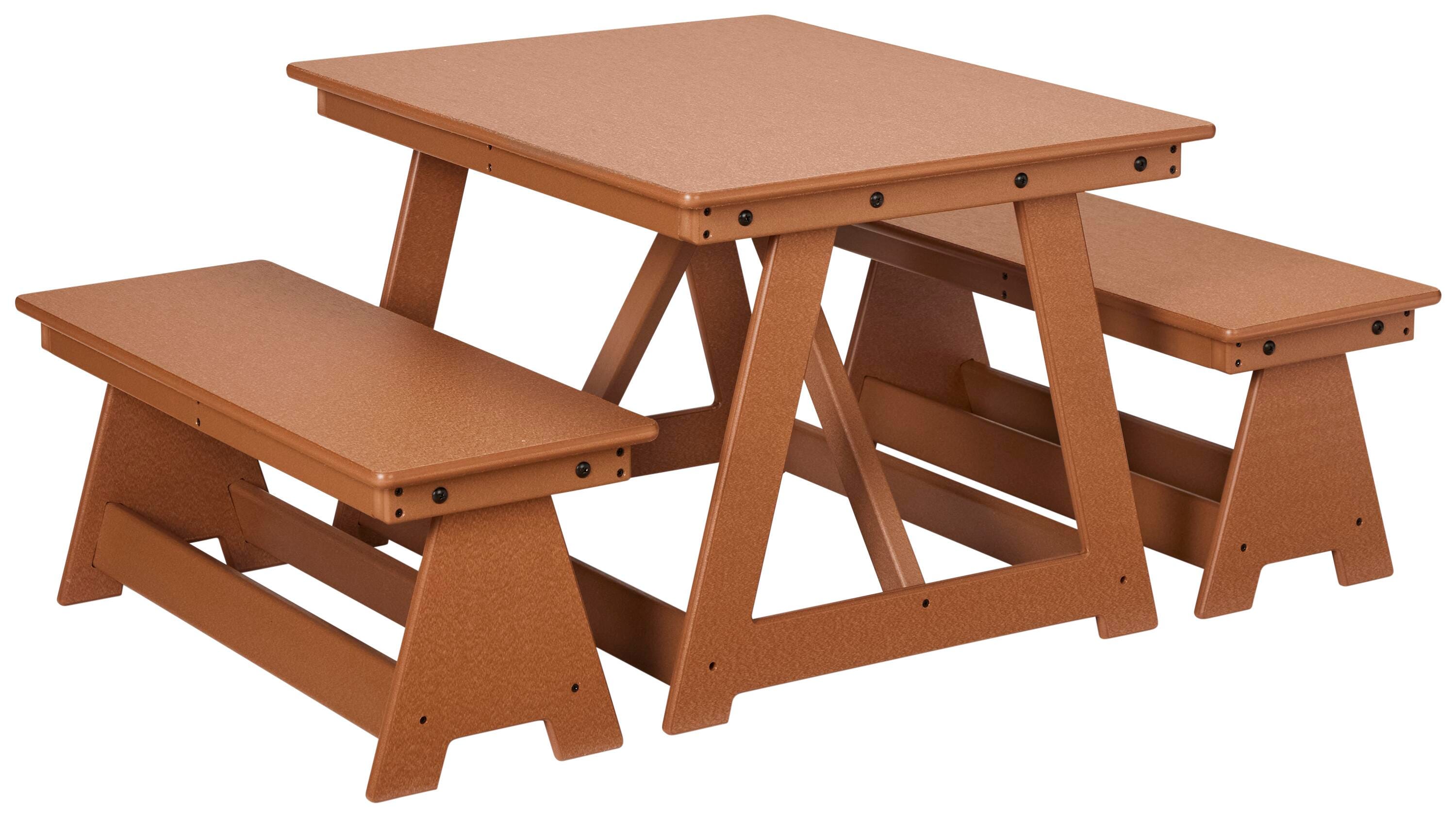 JONTI-CRAFT EVERPLAY - SMALL OUTDOOR TABLE AND BENCH SET