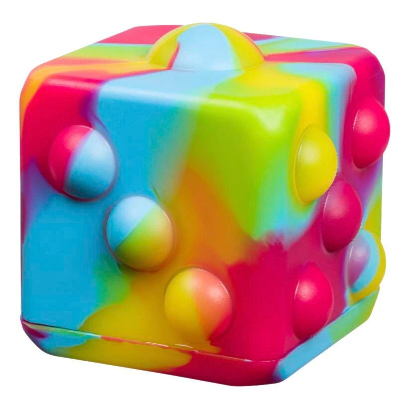 RAINBOW POPPIN DICE - SET OF 4