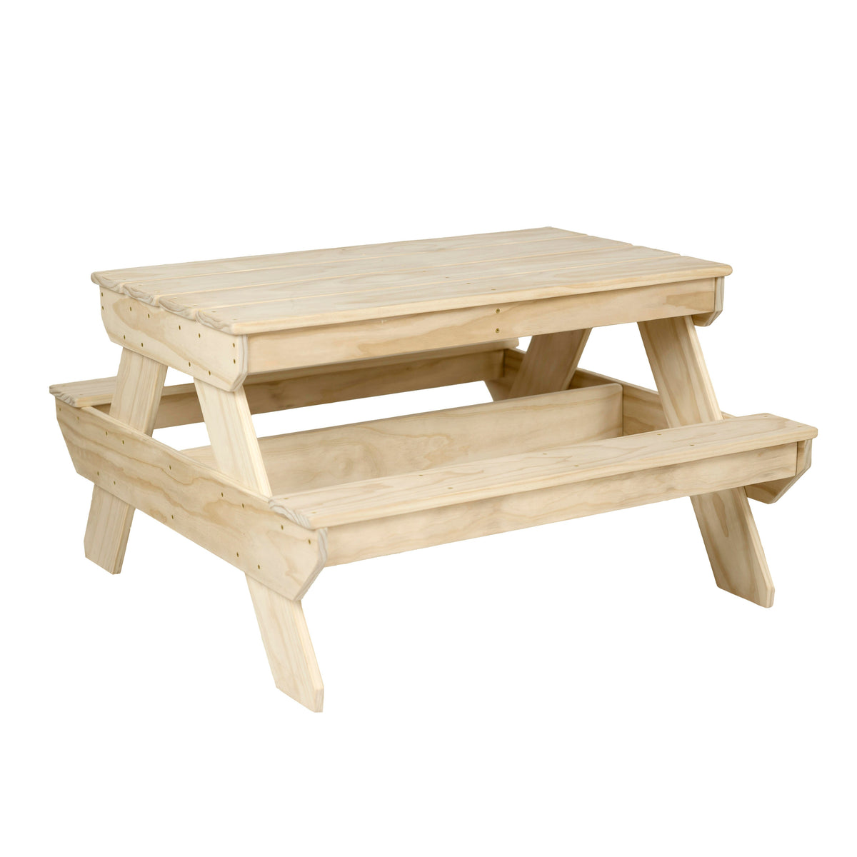WOOD DESIGNS - OUTDOOR PICNIC TABLE - 42 W X 40 D X 24 H INCHES