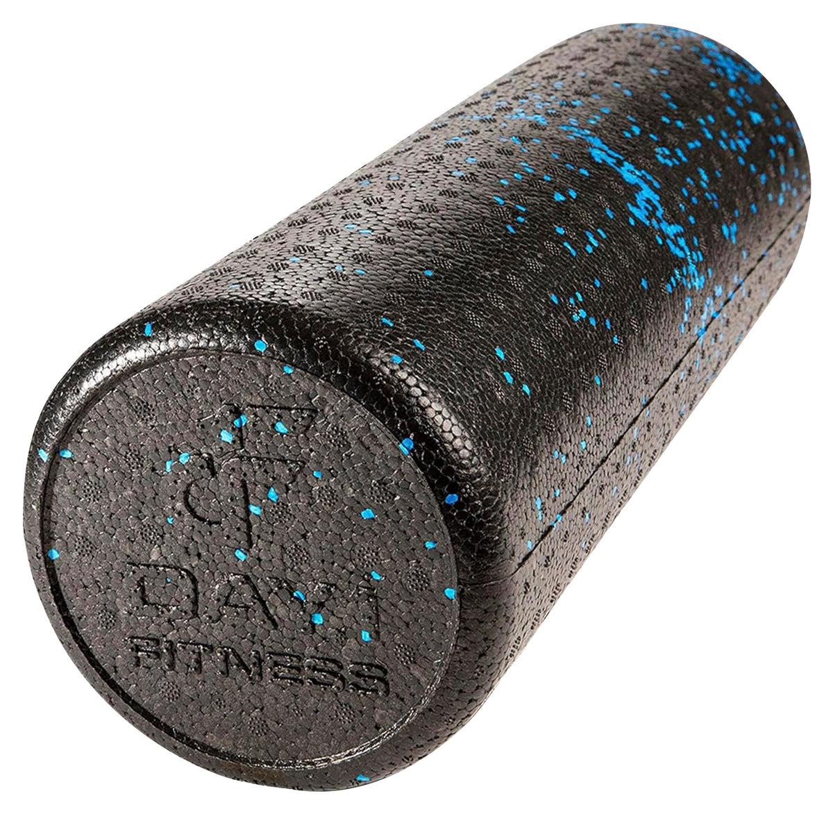 DAY 1 FITNESS BY CHAMPION SPORTS 18 INCH FOAM ROLLER SPECKLED BLUE