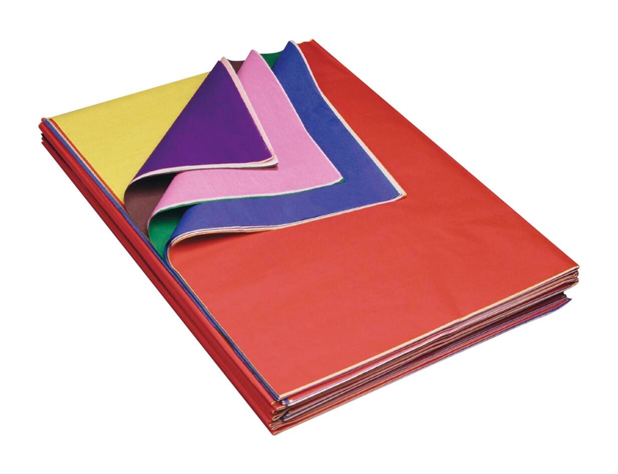 TISSUE KOLORFAST 20X30 IN ASST COLORS PK OF 480