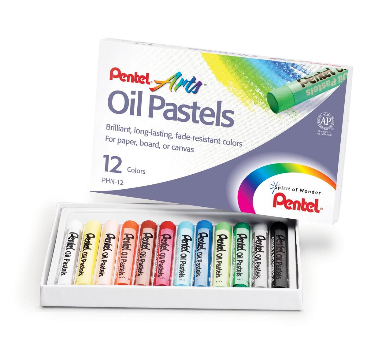 OIL PASTEL PENTEL ASST COLORS SET OF 12