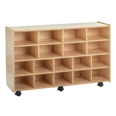 CUBBY FLEX TRAY MOBILE W/LOCKING CASTERS