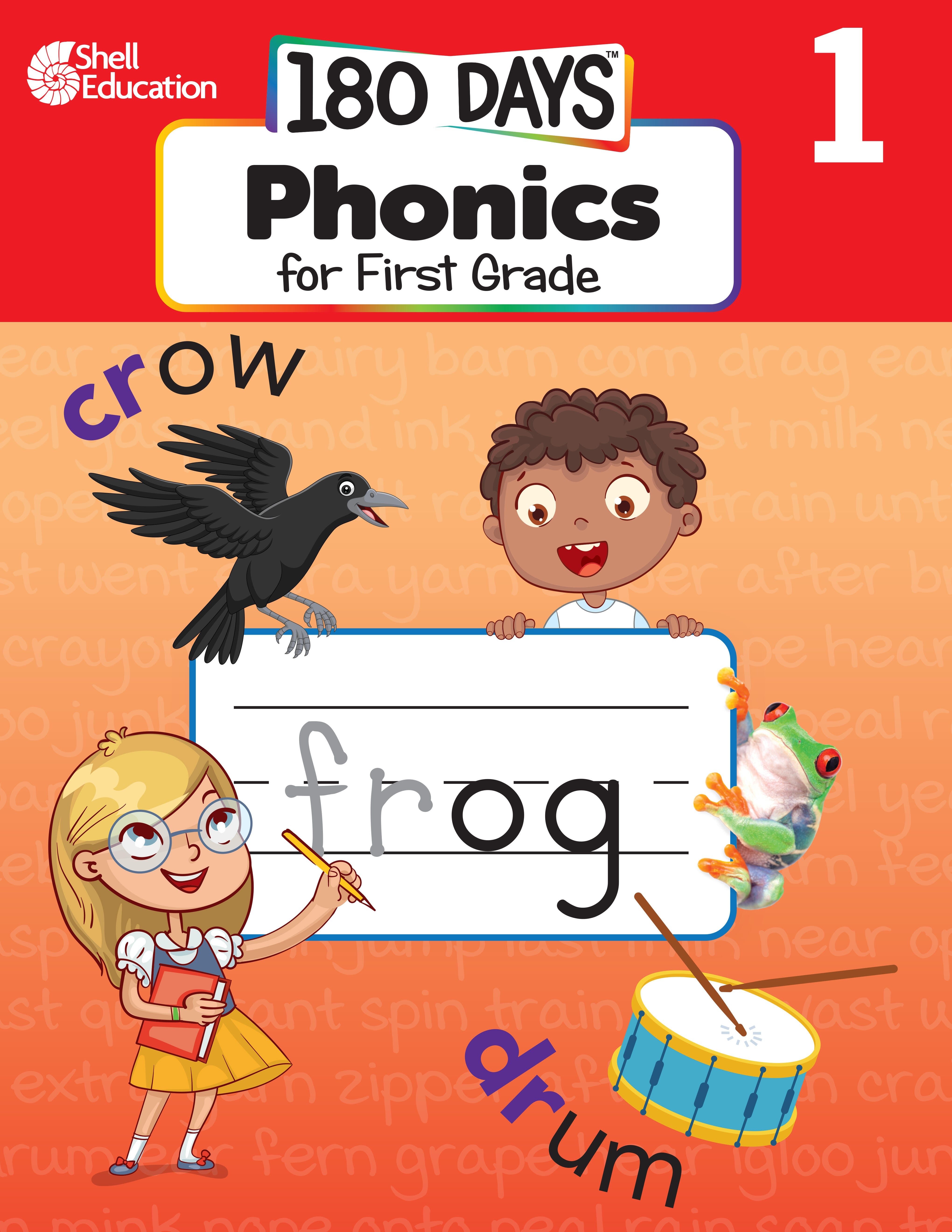 WORKBOOK 180 DAYS PHONICS FOR GRADE 1
