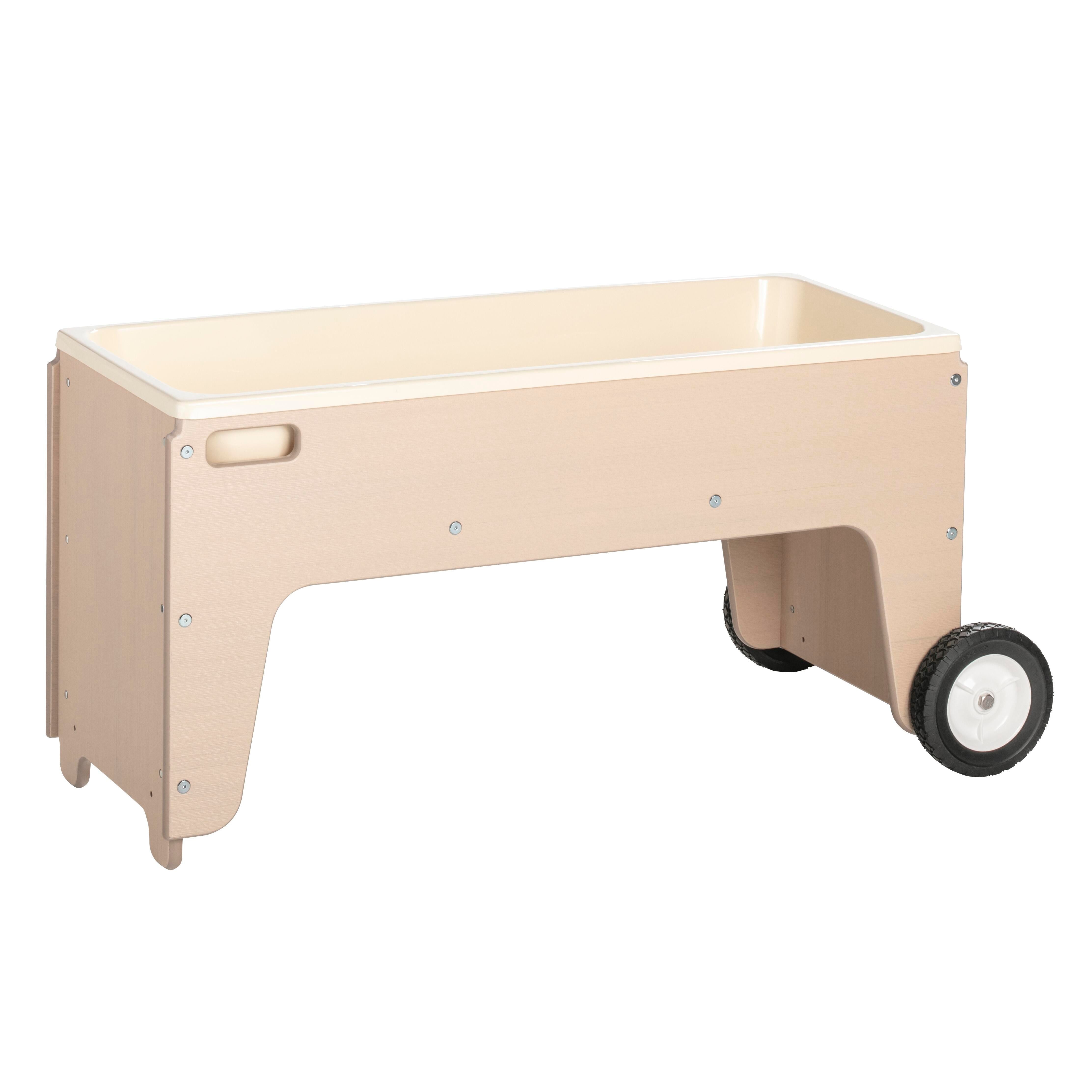 SAND AND WATER SM FRAME WITH TUB OUTDOOR OAK POLY