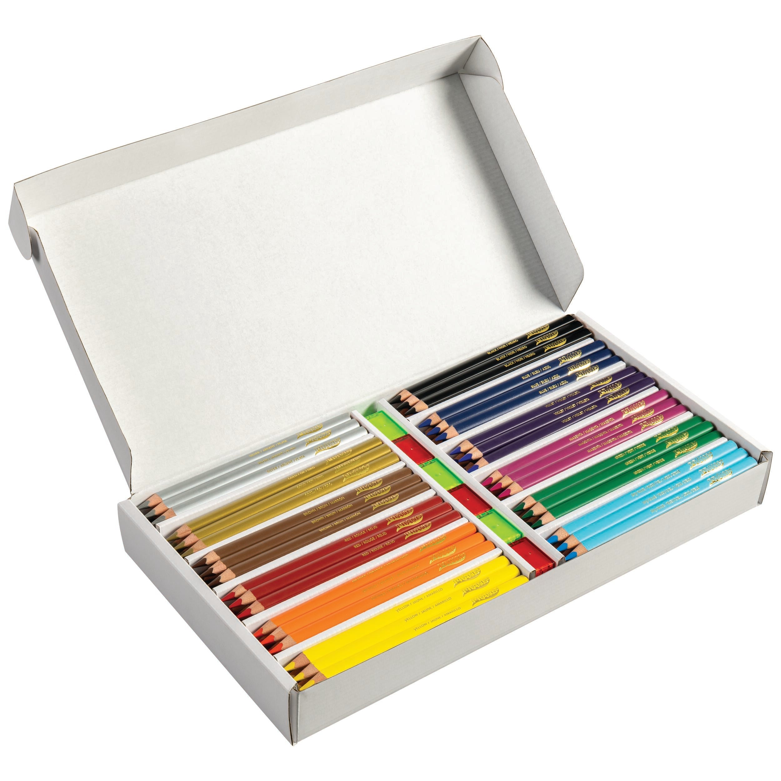 PRANG LARGE TRIANGULAR COLORED PENCILS