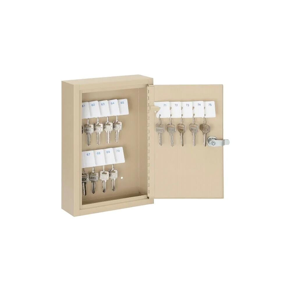 KEY CABINET - 30 KEY CAPACITY - STEEL - POWDER COAT SAND - EACH