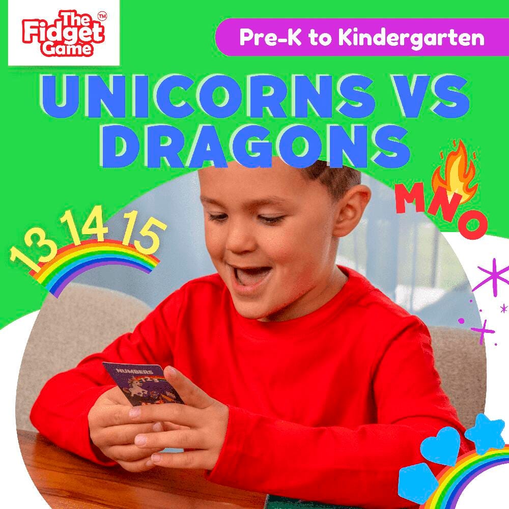 FIDGET GAME UNICORNS VS DRAGONS