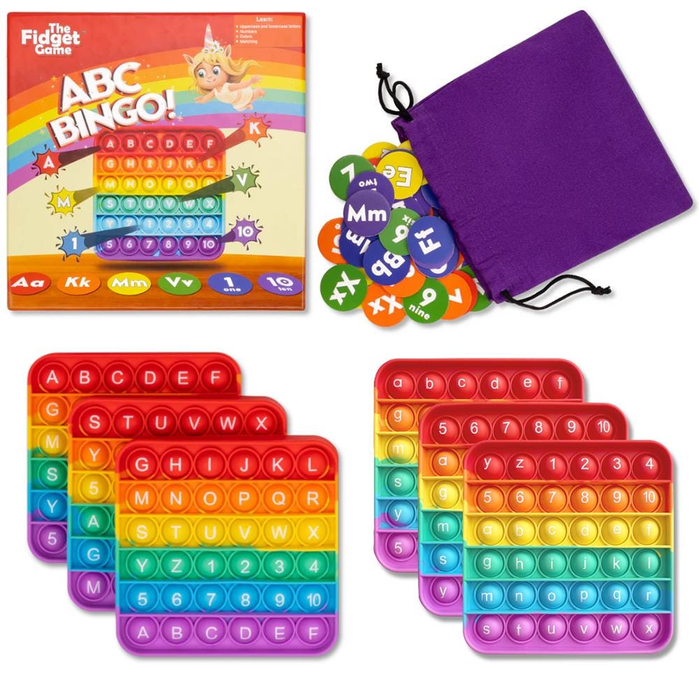 FIDGET GAME ABC BINGO