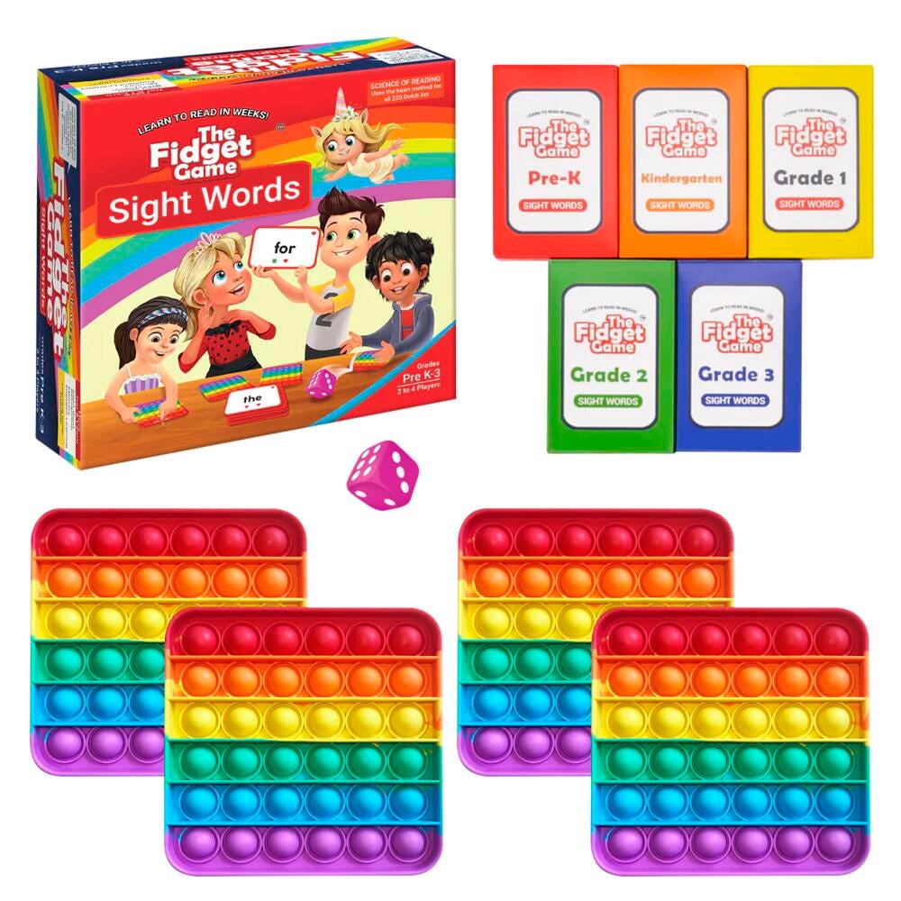 FIDGET GAME SIGHT WORDS