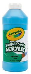 PAINT ACRYLIC CRAYOLA PORTFOLIO BRILLIANT BLUE PINT