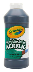 PAINT ACRYLIC CRAYOLA PORTFOLIO IVORY BLACK PINT