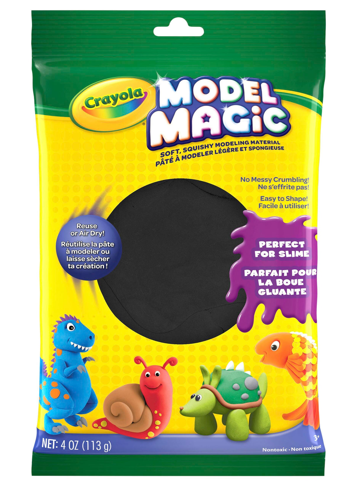 DOUGH MODEL MAGIC CRAYOLA BLACK 4 OZ