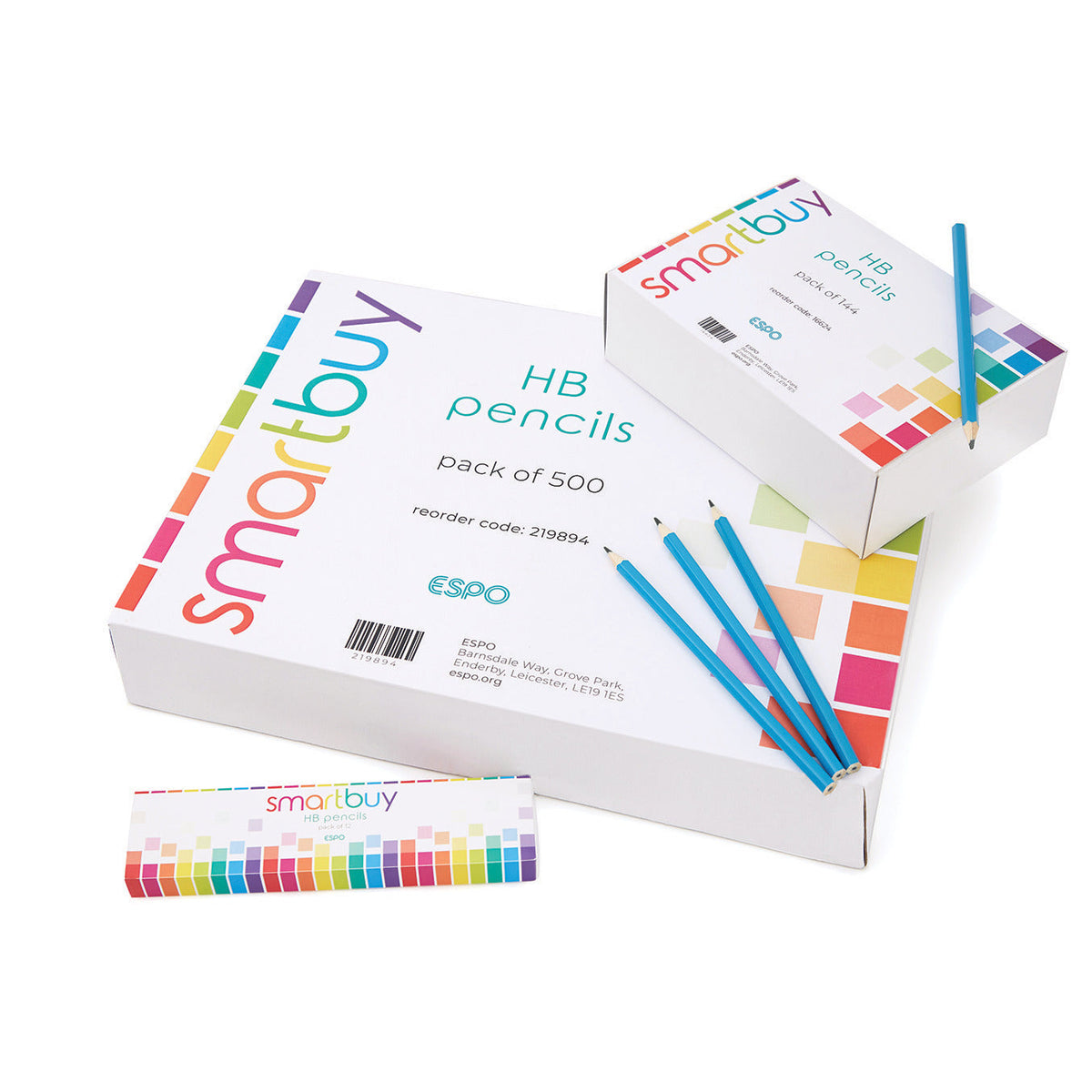 Smartbuy Hb Pencils Pk 500