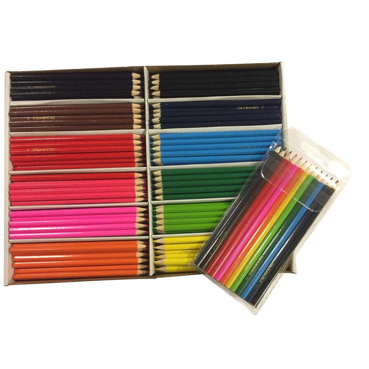 Sb Colour Pencil Pk504 Assorted