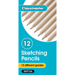 Pencil Sketch Graded 4H-6B Pk12