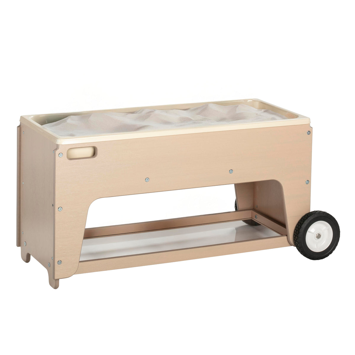 KIT - OUTDOOR SAND AND WATER SM FRAME OAK POLY WITH COVER AND SHELF
