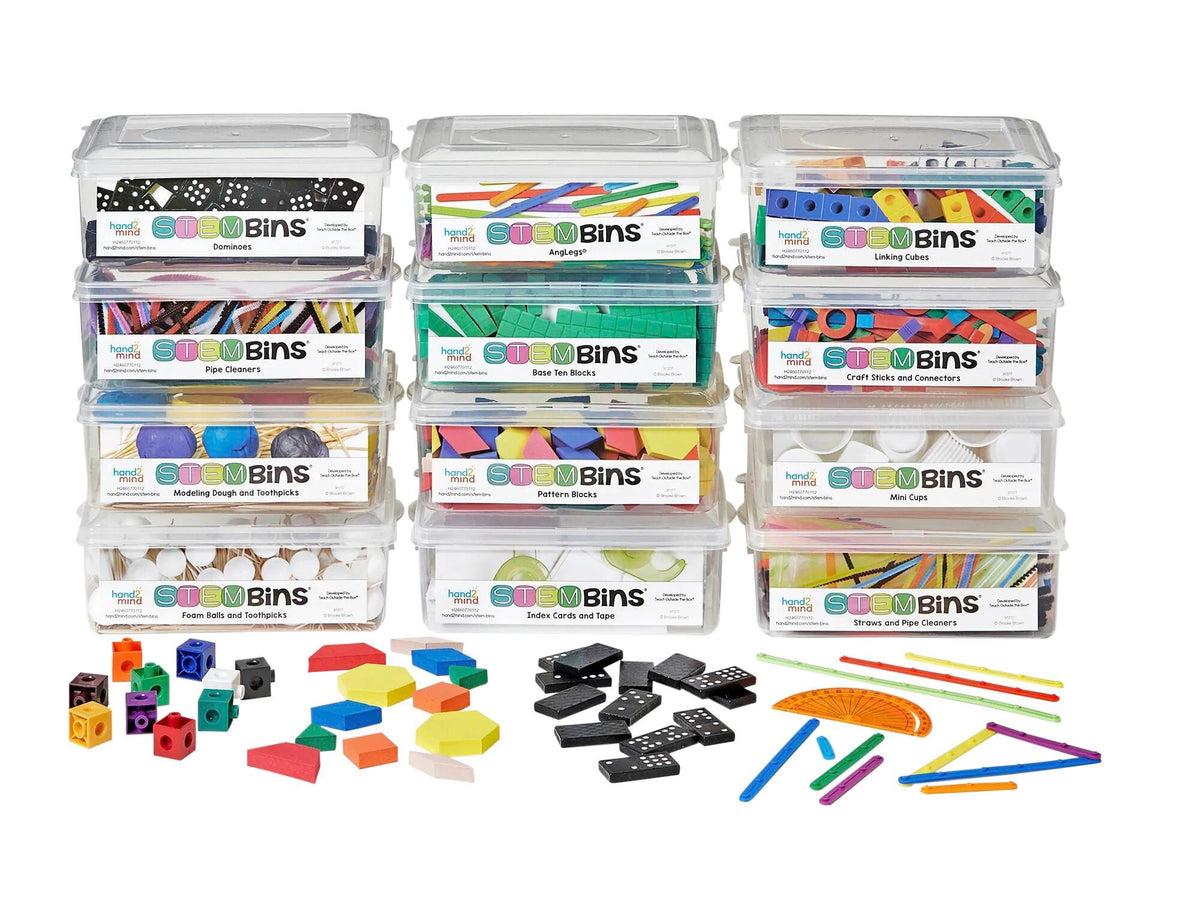 STEM BIN - HAND2MIND ESSENTIAL KIT - SET OF 12