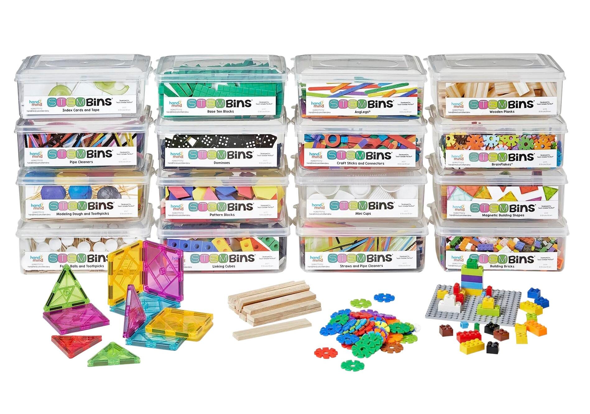 STEM BIN - HAND2MIND COMPREHENSIVE KIT - SET OF 16