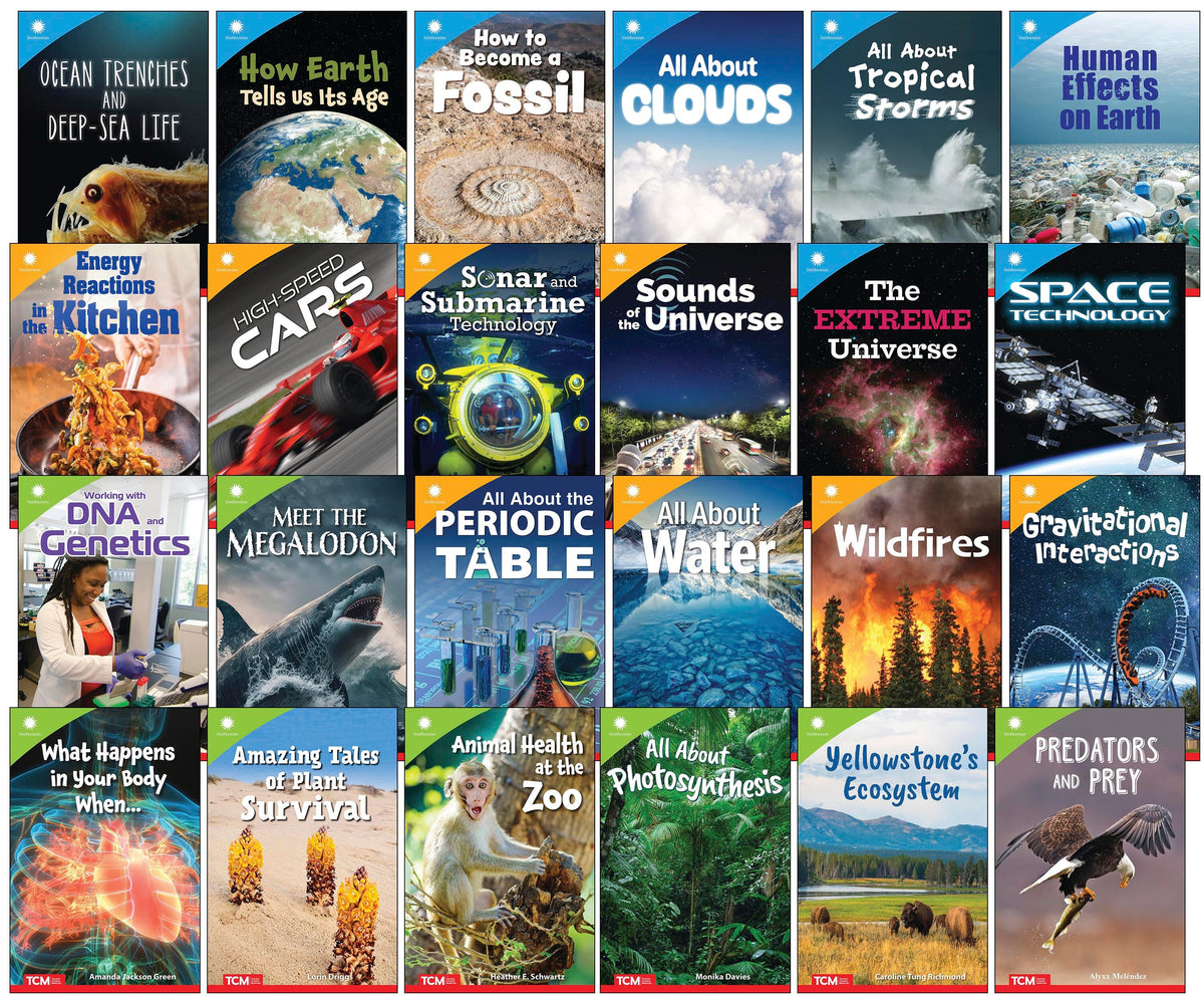 BOOKS SMITHSONIAN STEAM SCIENCE MIDDLE SCHOOL SET OF 24