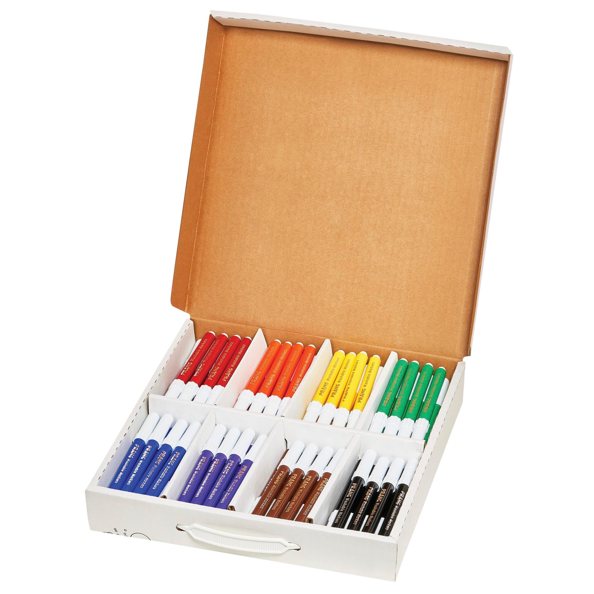 MARKERS WASH PRANG MASTERPACK BULLET TIP 8-COLOR SET OF 200