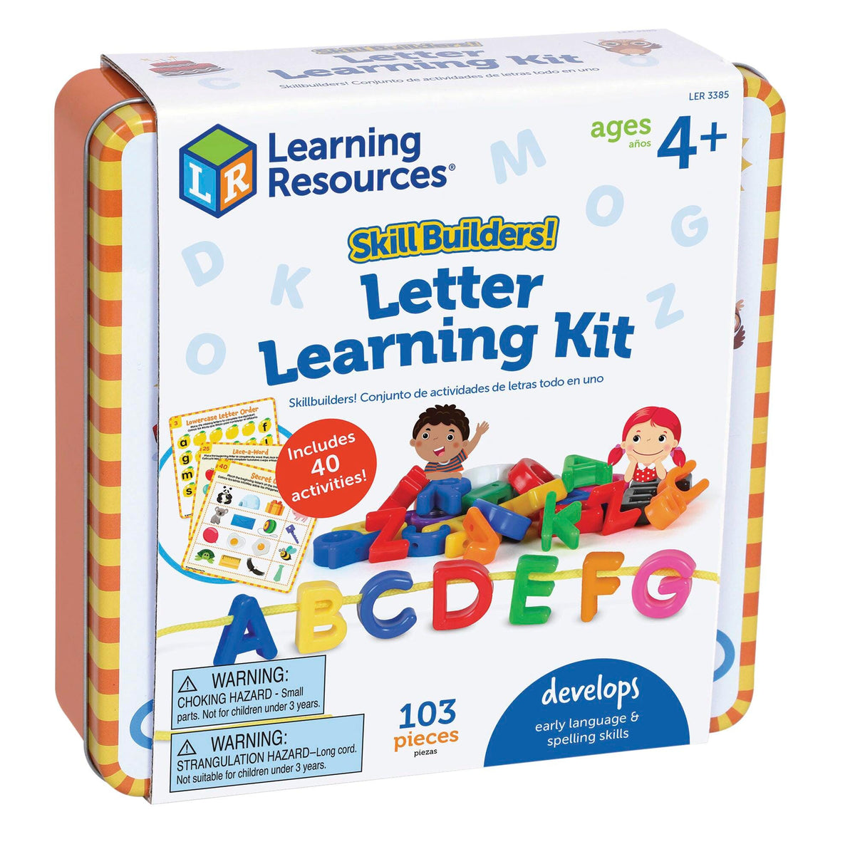 CLASSROOM KIT - LEARNING RESOURCES - SKILL BUILDERS LETTER LEARNING KIT - PREK-K