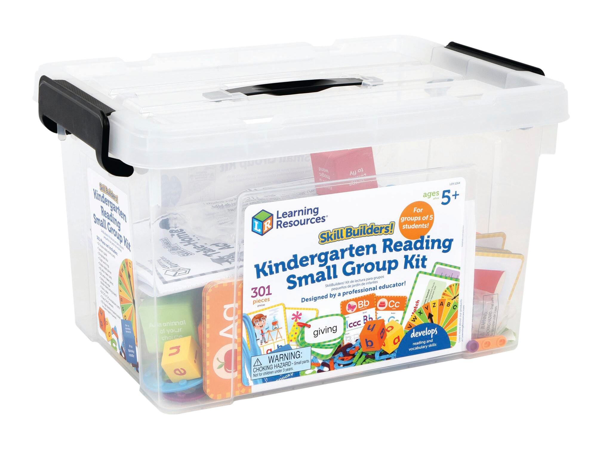 CLASSROOM KIT - LEARNING RESOURCES - SKILL BUILDERS READING SMALL GROUP KIT - KINDERGARTEN