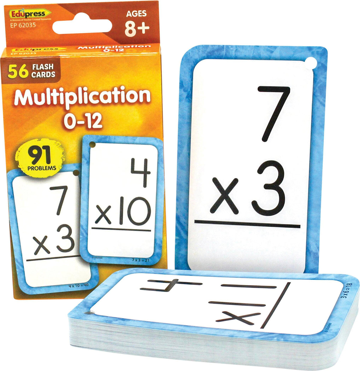 FLASHCARDS - TEACHER CREATED RESOURCES - MULTIPLICATION - 56 CARDS
