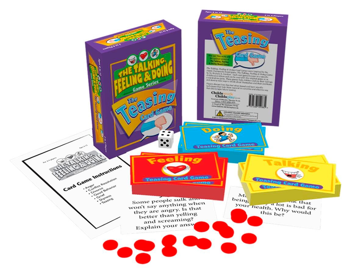 CARD GAME - PREVENTION PRODUCTS AND SERVICES - TALKING FEELING AND DOING - TEASING