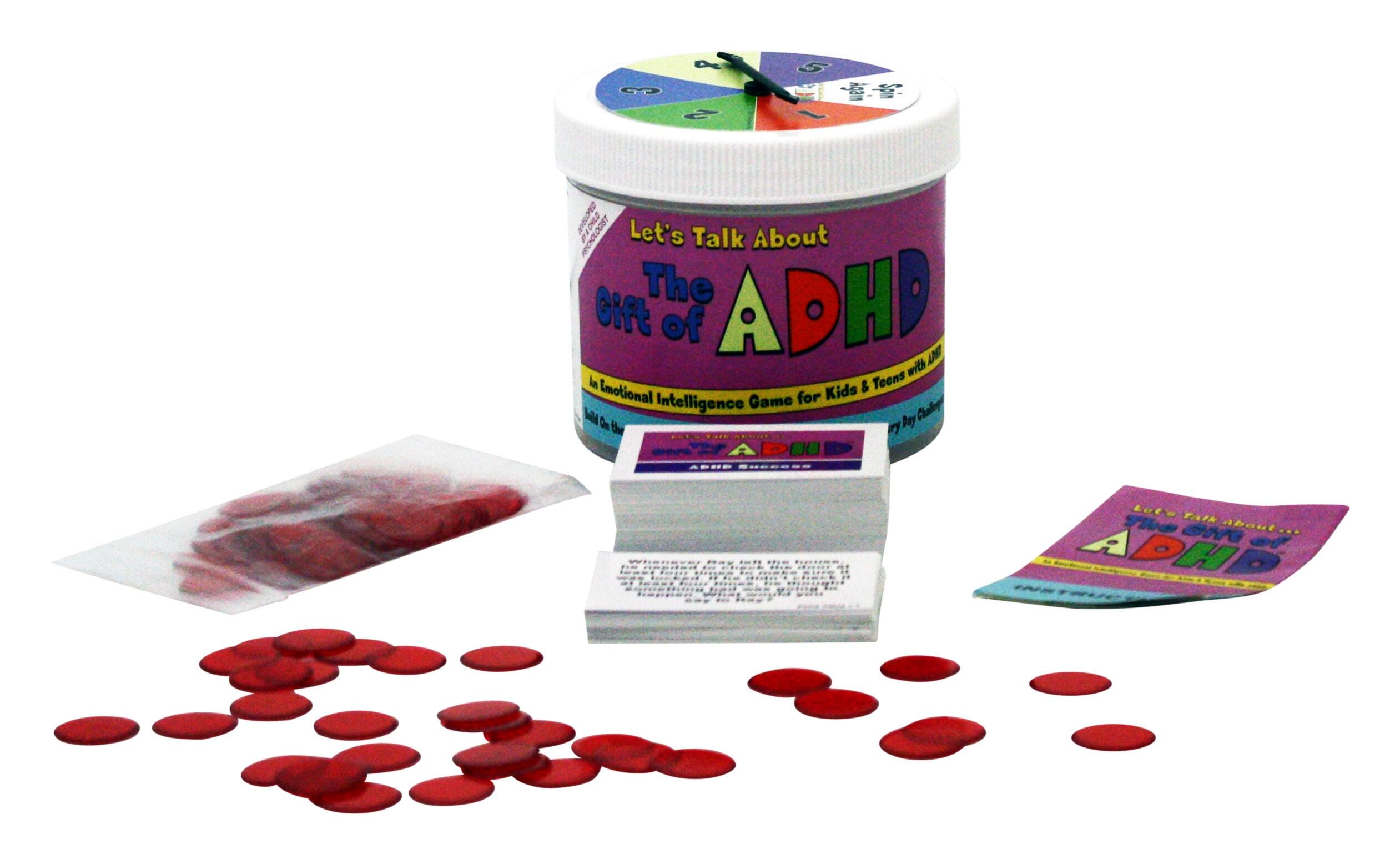 CARD GAME - PREVENTION PRODUCTS AND SERVICES - LETS TALK ABOUT THE GIFT OF ADHD