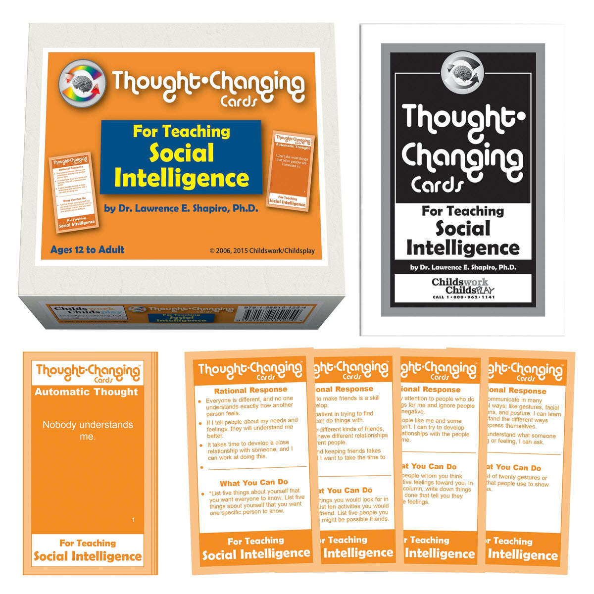 CARDS - PREVENTION PRODUCTS AND SERVICES - THOUGHT CHANGING CARDS FOR TEACHING SOCIAL INTELLIGENCE