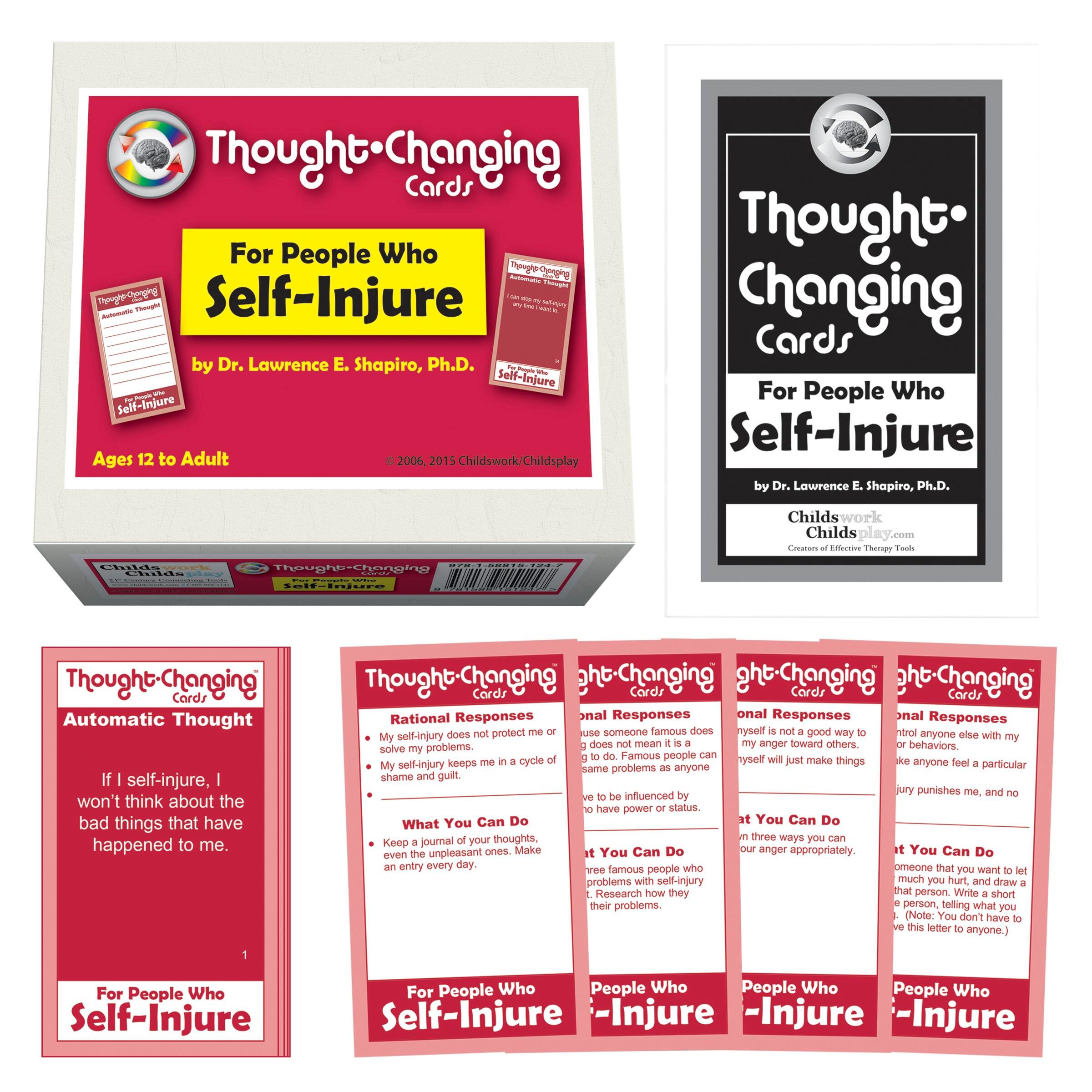 CARDS - PREVENTION PRODUCTS AND SERVICES - THOUGHT CHANGING CARDS FOR PEOPLE WHO SELF-INJURE
