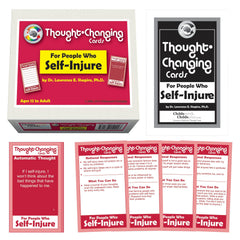 CARDS - PREVENTION PRODUCTS AND SERVICES - THOUGHT CHANGING CARDS FOR PEOPLE WHO SELF-INJURE