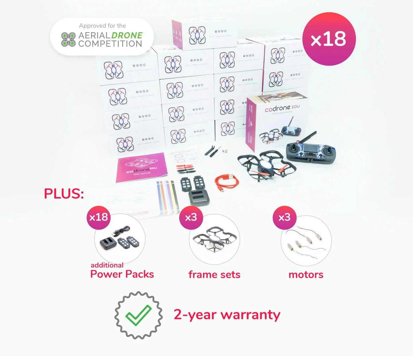 CODRONE EDU - CLASSROOM SET OF 18