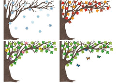 BULLETIN BOARDS - TEACHER CREATED RESOURCES - TREE FOR ALL SEASONS