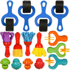 DOUGH TOOLS - SQUISH N ROLL TOOLS - SET OF 15