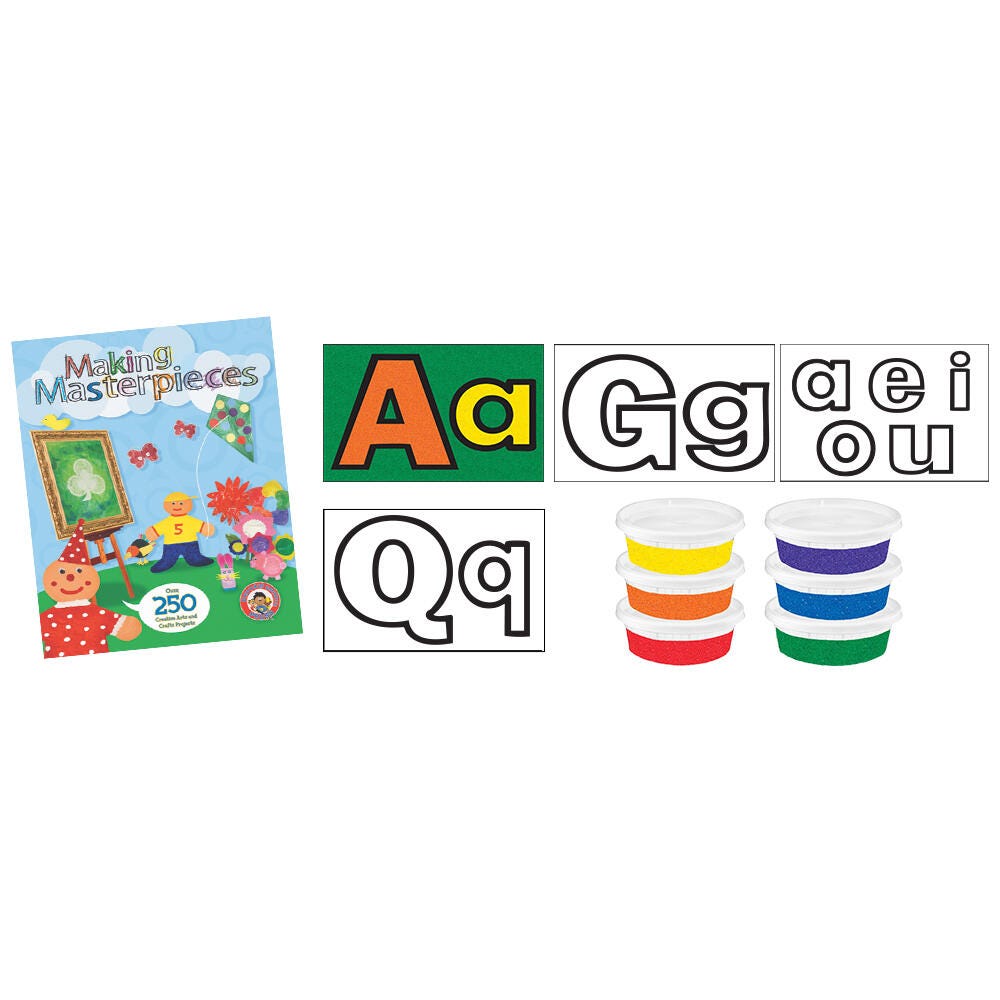 SAND PAINTING - ABC PRESCHOOL AND COLORED SAND