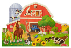 BUSY BARN FLOOR PUZZLE - 32 PIECES