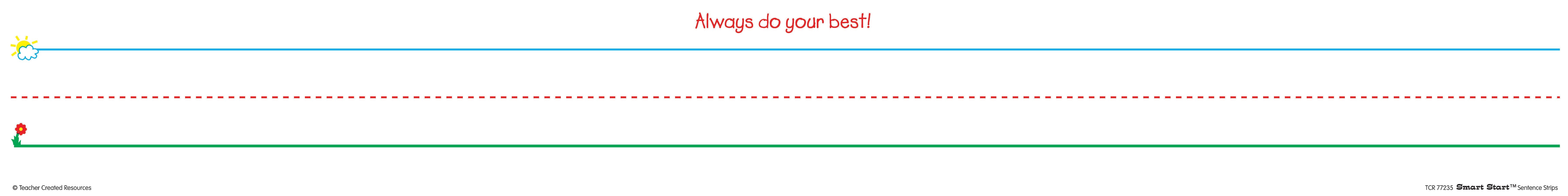 PAPER SENTENCE STRIPS MAGNETIC 3X24 IN PACK OF 6