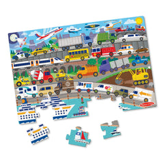 TRAFFIC JAM FLOOR PUZZLE - 24 PIECES