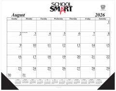 CALENDAR DESK PAD SCHOOL SMART 17 MONTH 22X17 IN AUG26-DEC27